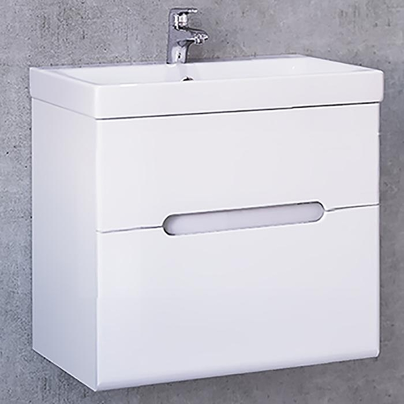 Тумба под раковину Jorno Moduo Slim 60 Mod.01.60/P/W подвесная Белый глянец, купить, цена, заказать, магазин, доставка, скидка, промокод, купить, цена, заказать, магазин, доставка, скидка, промокод