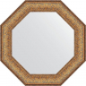 Зеркало Evoform Octagon 54х54 BY 3760 в багетной раме - Медный эльдорадо 73, купить, цена, заказать, магазин, доставка, скидка, промокод, купить, цена, заказать, магазин, доставка, скидка, промокод