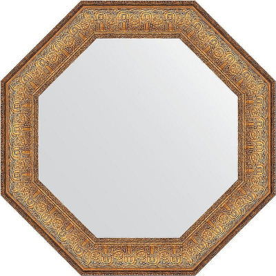 Зеркало Evoform Octagon 54х54 BY 3760 в багетной раме - Медный эльдорадо 73