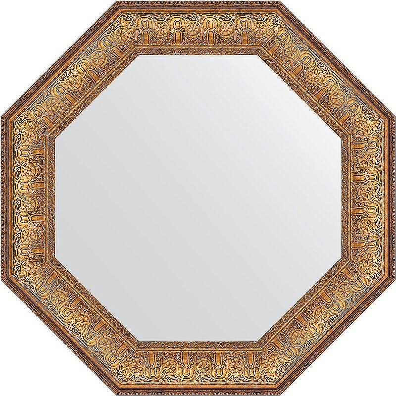 Зеркало Evoform Octagon 54х54 BY 3760 в багетной раме - Медный эльдорадо 73, купить, цена, заказать, магазин, доставка, скидка, промокод, купить, цена, заказать, магазин, доставка, скидка, промокод