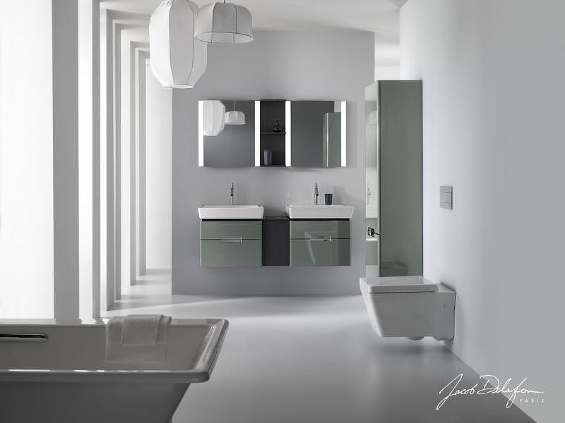 Тумба под раковину Jacob Delafon Reve 60 EB1134-G80 подвесная Светло-коричневая, купить, цена, заказать, магазин, доставка, скидка, промокод, купить, цена, заказать, магазин, доставка, скидка, промокод