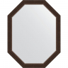 Зеркало Evoform Octagon 71х91 BY 7068 в багетной раме - Палисандр 62, купить, цена, заказать, магазин, доставка, скидка, промокод, купить, цена, заказать, магазин, доставка, скидка, промокод