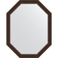 Зеркало Evoform Octagon 71х91 BY 7068 в багетной раме - Палисандр 62, купить, цена, заказать, магазин, доставка, скидка, промокод, купить, цена, заказать, магазин, доставка, скидка, промокод
