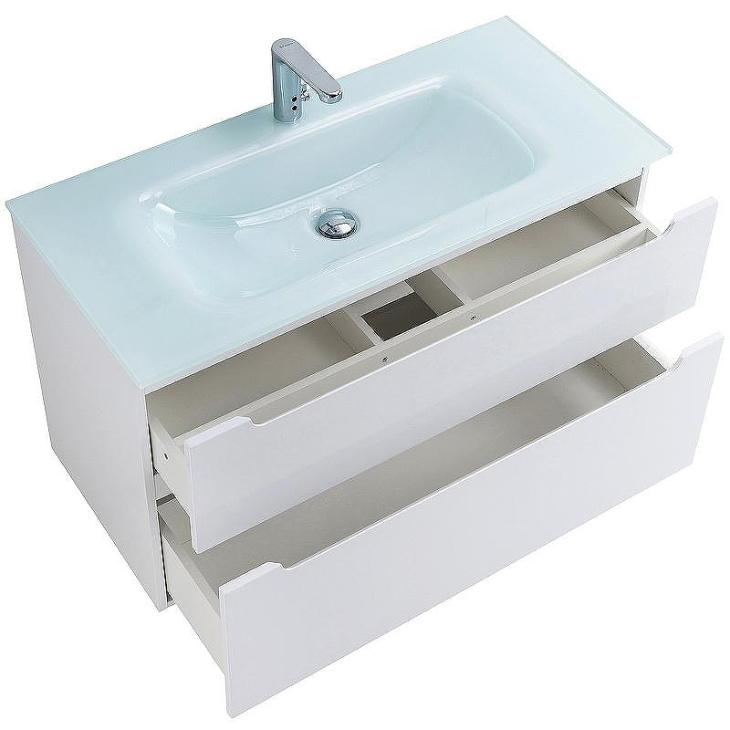 Тумба под раковину BelBagno Etna-H60 100 ETNA-H60-1000-2C-SO-BL-P подвесная Bianco Lucido, купить, цена, заказать, магазин, доставка, скидка, промокод, купить, цена, заказать, магазин, доставка, скидка, промокод