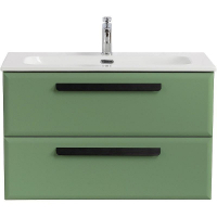 Тумба под раковину Cezares Eco-Cer-N 80 ECO-CER-N-800-2C-SO-PS-P подвесная Фисташковый Софт без ручек, купить, цена, заказать, магазин, доставка, скидка, промокод, купить, цена, заказать, магазин, доставка, скидка, промокод