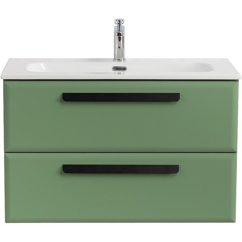 Тумба под раковину Cezares Eco-Cer-N 80 ECO-CER-N-800-2C-SO-PS-P подвесная Фисташковый Софт без ручек, купить, цена, заказать, магазин, доставка, скидка, промокод, купить, цена, заказать, магазин, доставка, скидка, промокод