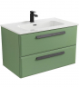 Тумба под раковину Cezares Eco-Cer-N 80 ECO-CER-N-800-2C-SO-PS-P подвесная Фисташковый Софт без ручек, купить, цена, заказать, магазин, доставка, скидка, промокод, купить, цена, заказать, магазин, доставка, скидка, промокод