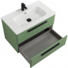 Тумба под раковину Cezares Eco-Cer-N 80 ECO-CER-N-800-2C-SO-PS-P подвесная Фисташковый Софт без ручек, купить, цена, заказать, магазин, доставка, скидка, промокод, купить, цена, заказать, магазин, доставка, скидка, промокод