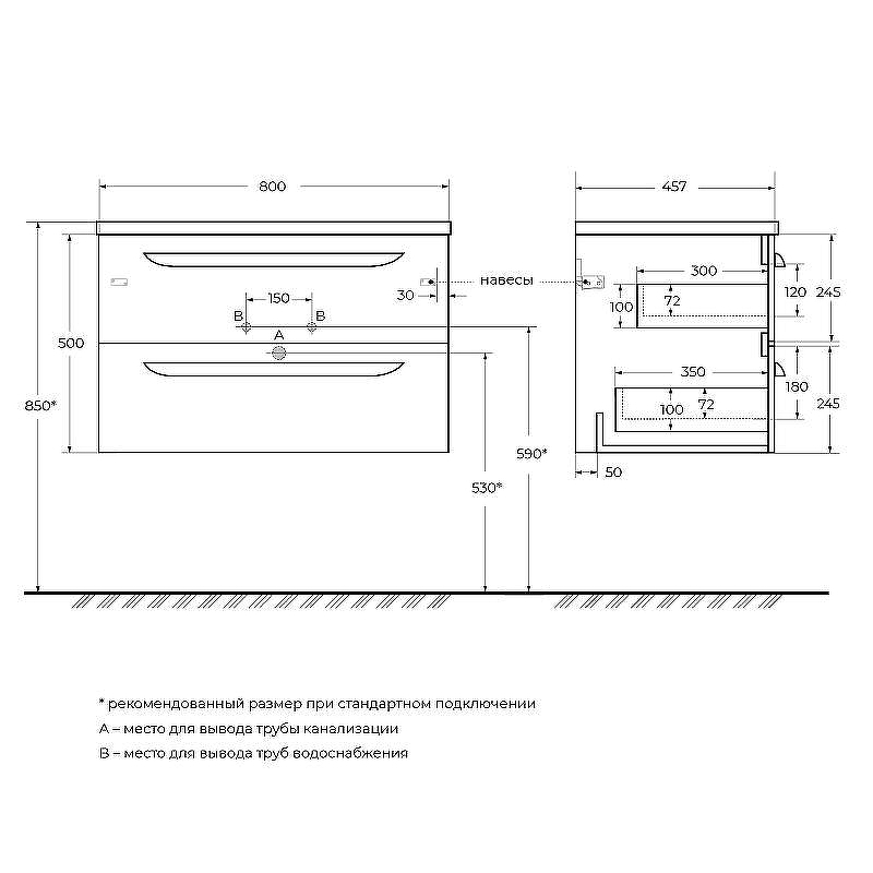 Тумба под раковину Cezares Eco-Cer-N 80 ECO-CER-N-800-2C-SO-PS-P подвесная Фисташковый Софт без ручек, купить, цена, заказать, магазин, доставка, скидка, промокод, купить, цена, заказать, магазин, доставка, скидка, промокод