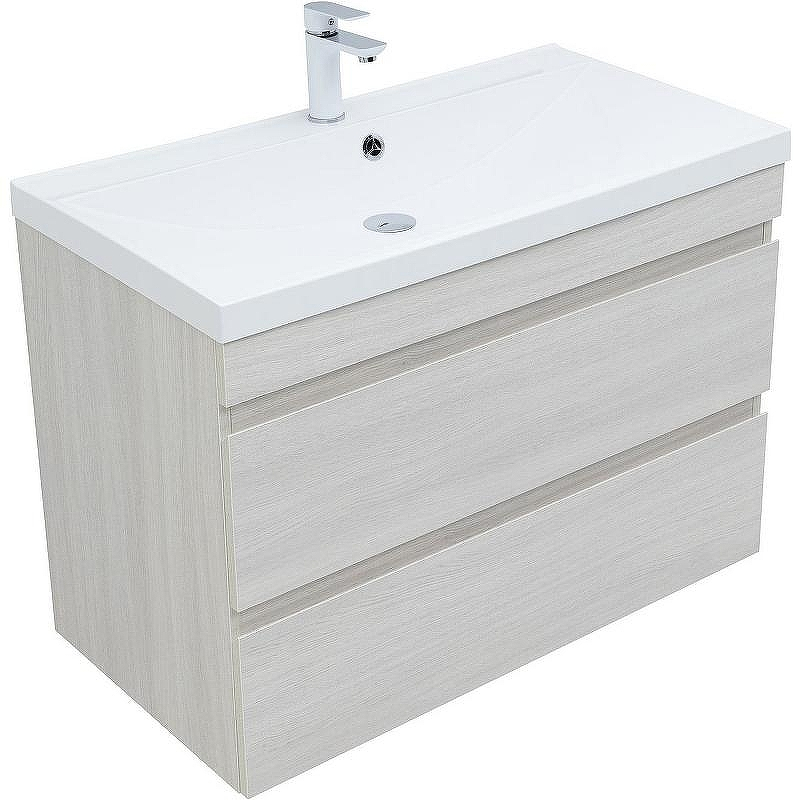 Тумба под раковину Aquanet Нота New 100 334206 подвесная Дуб холден, купить, цена, заказать, магазин, доставка, скидка, промокод, купить, цена, заказать, магазин, доставка, скидка, промокод