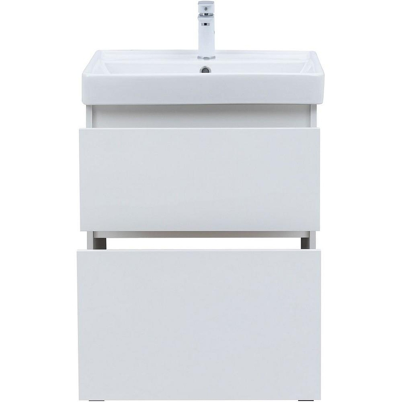Тумба под раковину Aquanet Вега 60 344121 Белый глянец, купить, цена, заказать, магазин, доставка, скидка, промокод, купить, цена, заказать, магазин, доставка, скидка, промокод
