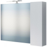 Зеркало со шкафом СанТа Вега 90 700453 с подсветкой Белый, купить, цена, заказать, магазин, доставка, скидка, промокод, купить, цена, заказать, магазин, доставка, скидка, промокод