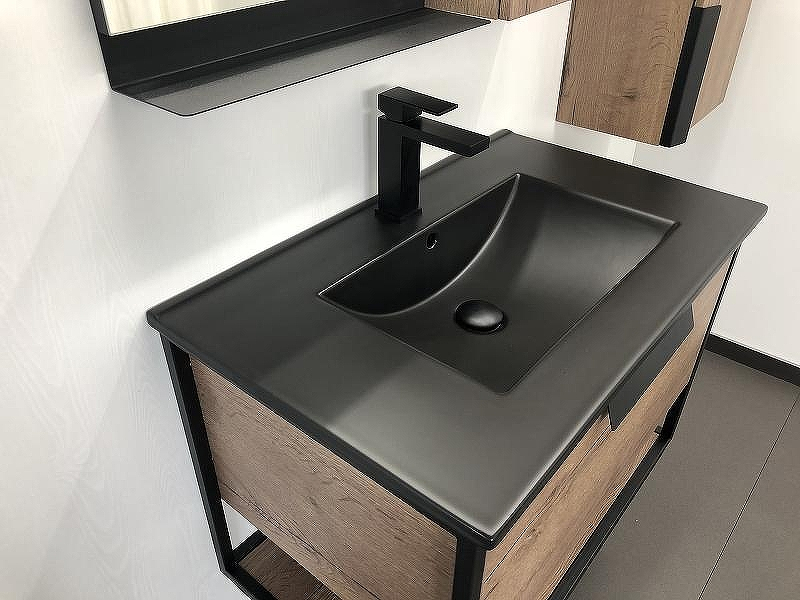 Тумба с раковиной Comforty Бонн 75 00-00001936 подвесная Дуб темный, купить, цена, заказать, магазин, доставка, скидка, промокод, купить, цена, заказать, магазин, доставка, скидка, промокод