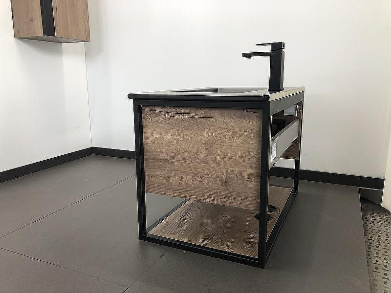 Тумба с раковиной Comforty Бонн 75 00-00001936 подвесная Дуб темный, купить, цена, заказать, магазин, доставка, скидка, промокод, купить, цена, заказать, магазин, доставка, скидка, промокод