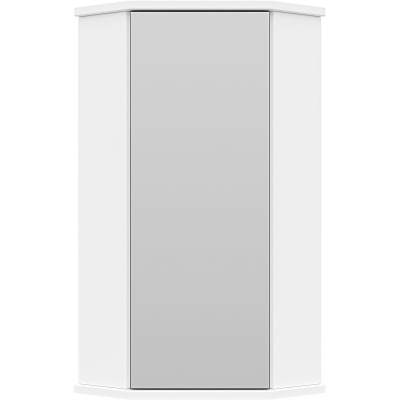 Зеркальный шкаф Misty Лилия 34 Э-Лил08034-014бф угловой Белый