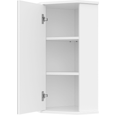 Зеркальный шкаф Misty Лилия 34 Э-Лил08034-014бф угловой Белый