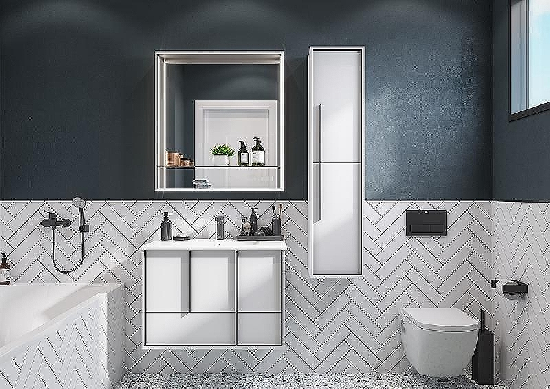 Шкаф пенал Aquaton Ривьера 30 1A239203RVX20 подвесной Белый, купить, цена, заказать, магазин, доставка, скидка, промокод, купить, цена, заказать, магазин, доставка, скидка, промокод