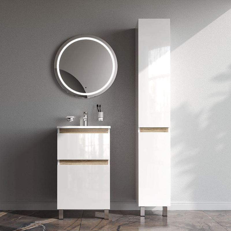 Тумба под раковину AM.PM X-joy 48 M85AFSX0502WG цвет Белый, купить, цена, заказать, магазин, доставка, скидка, промокод, купить, цена, заказать, магазин, доставка, скидка, промокод