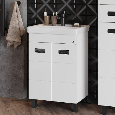 Тумба под раковину Onika Балтика 60 106139 цвет Белый