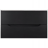 Тумба с раковиной Orange Li-100Tub+Ra подвесная Черная матовая, купить, цена, заказать, магазин, доставка, скидка, промокод, купить, цена, заказать, магазин, доставка, скидка, промокод