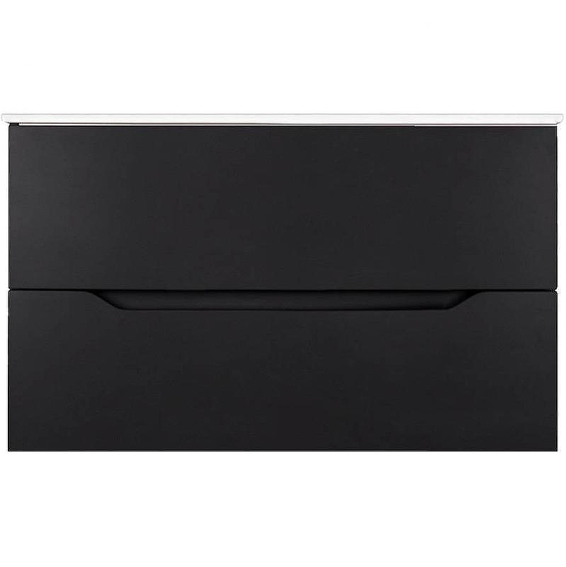 Тумба с раковиной Orange Li-100Tub+Ra подвесная Черная матовая, купить, цена, заказать, магазин, доставка, скидка, промокод, купить, цена, заказать, магазин, доставка, скидка, промокод