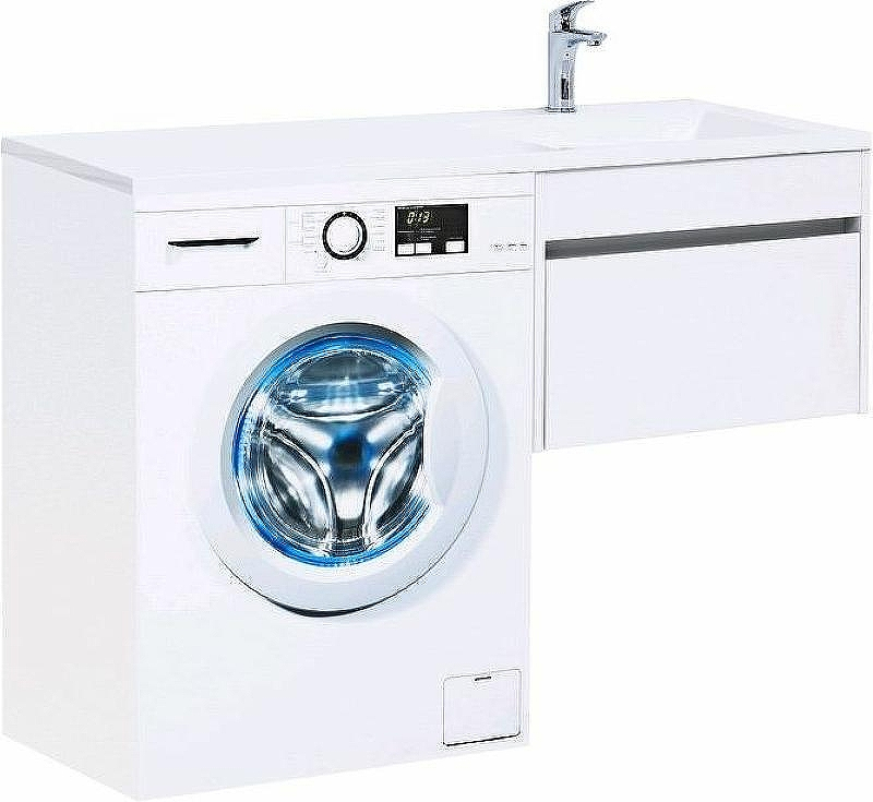 Тумба с раковиной Aquanet Токио 120 R 239213 подвесная Белая, купить, цена, заказать, магазин, доставка, скидка, промокод, купить, цена, заказать, магазин, доставка, скидка, промокод