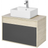 Тумба под раковину Aquaton Лофт Урбан 80 1A247601LQX60 подвесная Cерый графит Дуб орегон, купить, цена, заказать, магазин, доставка, скидка, промокод, купить, цена, заказать, магазин, доставка, скидка, промокод