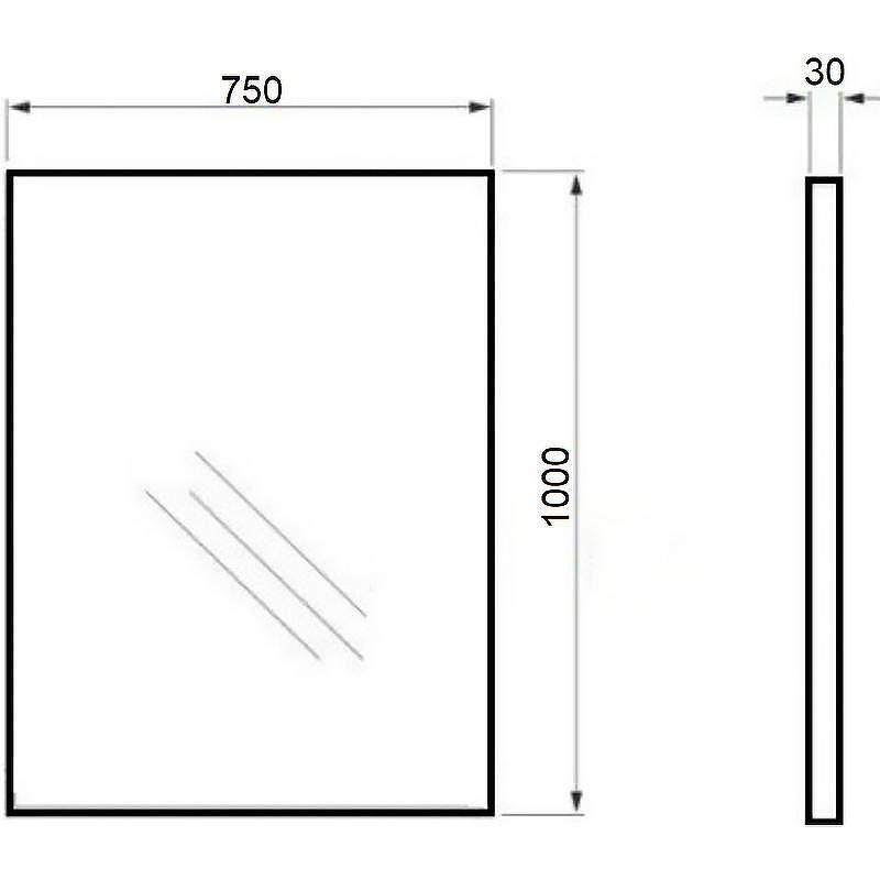 Зеркало Orange Capri 75 OCN-75ZS Орех, купить, цена, заказать, магазин, доставка, скидка, промокод, купить, цена, заказать, магазин, доставка, скидка, промокод
