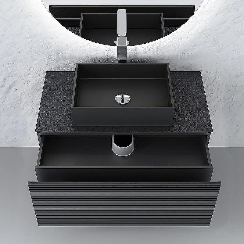 Тумба под раковину Jorno Stone 100 Stn.01.100/P/A/JR подвесная Антрацит, купить, цена, заказать, магазин, доставка, скидка, промокод, купить, цена, заказать, магазин, доставка, скидка, промокод