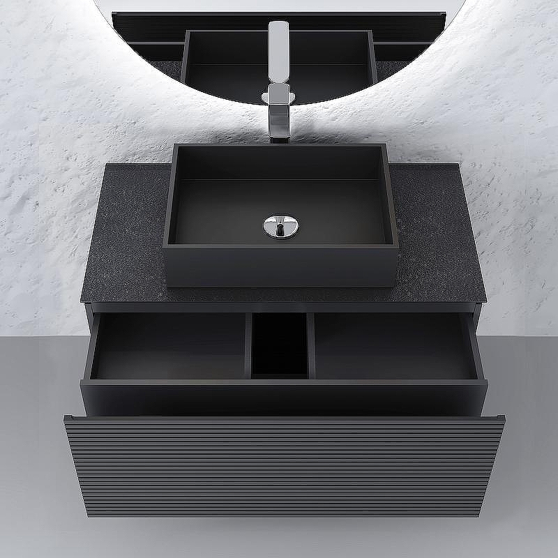 Тумба под раковину Jorno Stone 100 Stn.01.100/P/A/JR подвесная Антрацит, купить, цена, заказать, магазин, доставка, скидка, промокод, купить, цена, заказать, магазин, доставка, скидка, промокод