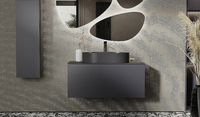 Тумба под раковину Jorno Stone 100 Stn.01.100/P/A/JR подвесная Антрацит, купить, цена, заказать, магазин, доставка, скидка, промокод, купить, цена, заказать, магазин, доставка, скидка, промокод