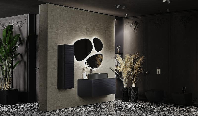 Тумба под раковину Jorno Stone 100 Stn.01.100/P/A/JR подвесная Антрацит, купить, цена, заказать, магазин, доставка, скидка, промокод, купить, цена, заказать, магазин, доставка, скидка, промокод