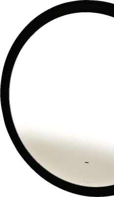 Зеркало Sintesi Callisto 80 SIN-SPEC-CALLISTO-80 с подсветкой Черное матовое с сенсорным выключателем