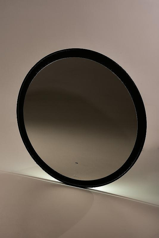 Зеркало Sintesi Callisto 80 SIN-SPEC-CALLISTO-80 с подсветкой Черное матовое с сенсорным выключателем, купить, цена, заказать, магазин, доставка, скидка, промокод, купить, цена, заказать, магазин, доставка, скидка, промокод