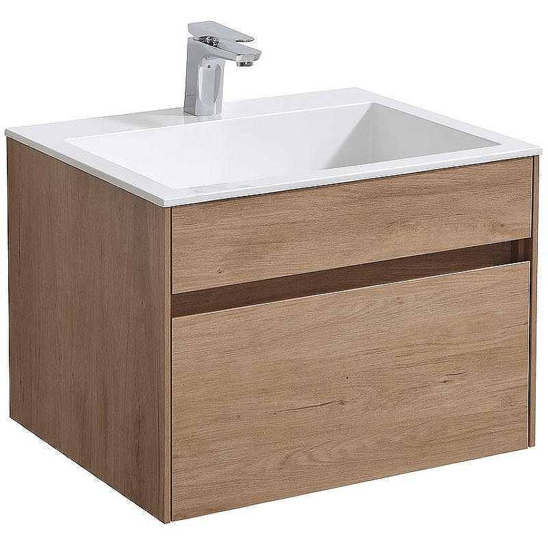 Тумба под раковину Vincea Chiara 60 VMC-2C600NO подвесная N.Oak, купить, цена, заказать, магазин, доставка, скидка, промокод, купить, цена, заказать, магазин, доставка, скидка, промокод