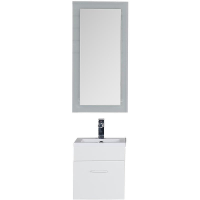 Комплект мебели для ванной Aquanet Нота 40 287697 подвесной Белый