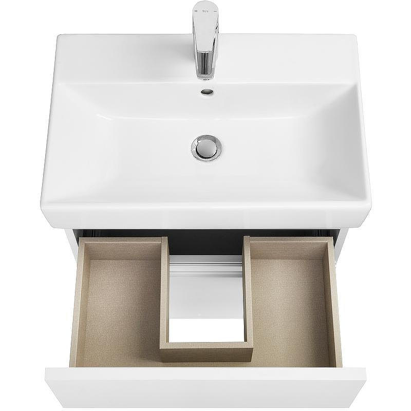 Тумба под раковину Roca Oleta 60 A857639501 подвесная Белая матовая, купить, цена, заказать, магазин, доставка, скидка, промокод, купить, цена, заказать, магазин, доставка, скидка, промокод