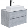 Тумба под раковину Grossman Эдванс 80 108010 подвесная Цемент светлый, купить, цена, заказать, магазин, доставка, скидка, промокод, купить, цена, заказать, магазин, доставка, скидка, промокод