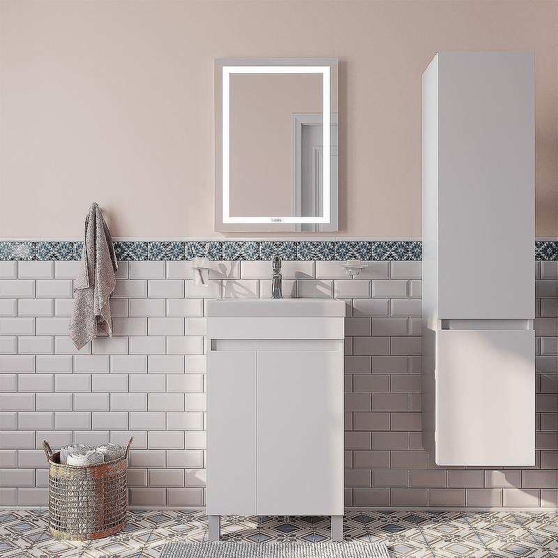 Тумба с раковиной Iddis Zodiac 50 ZOD5CDFi95K Белая, купить, цена, заказать, магазин, доставка, скидка, промокод, купить, цена, заказать, магазин, доставка, скидка, промокод