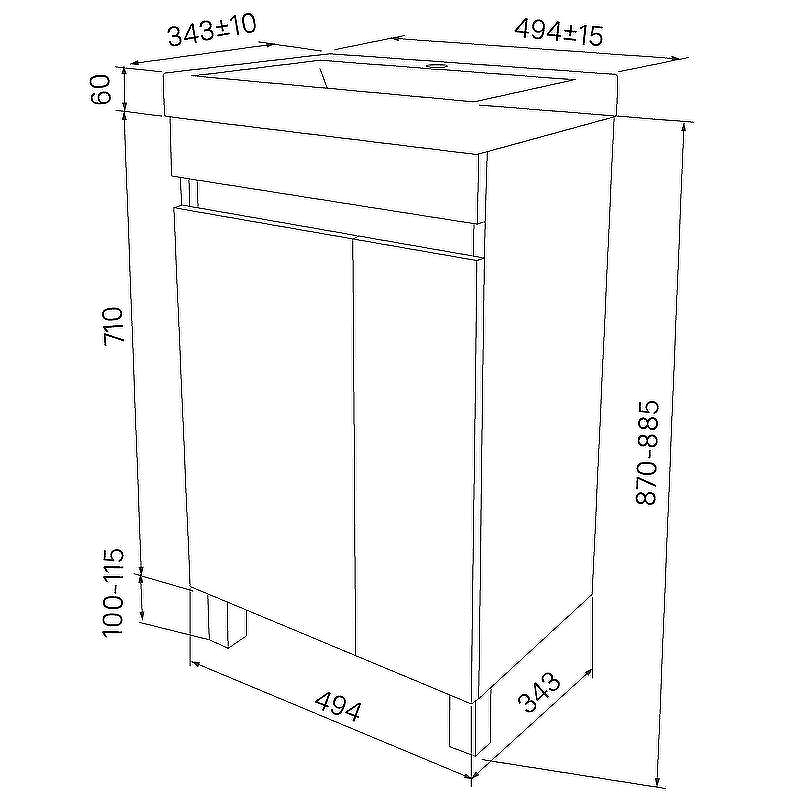 Тумба с раковиной Iddis Zodiac 50 ZOD5CDFi95K Белая, купить, цена, заказать, магазин, доставка, скидка, промокод, купить, цена, заказать, магазин, доставка, скидка, промокод