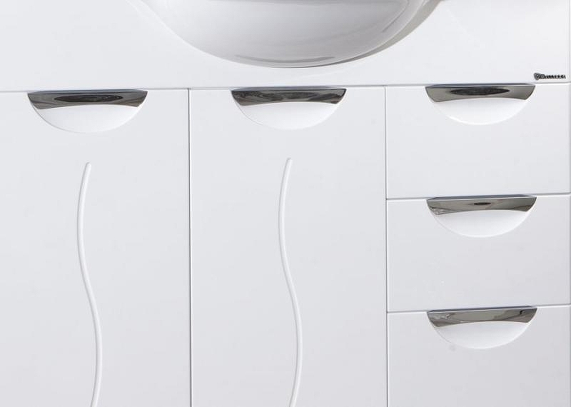 Тумба под раковину Bellezza Глория 105 4638518080014 с бельевой корзиной Белая, купить, цена, заказать, магазин, доставка, скидка, промокод, купить, цена, заказать, магазин, доставка, скидка, промокод