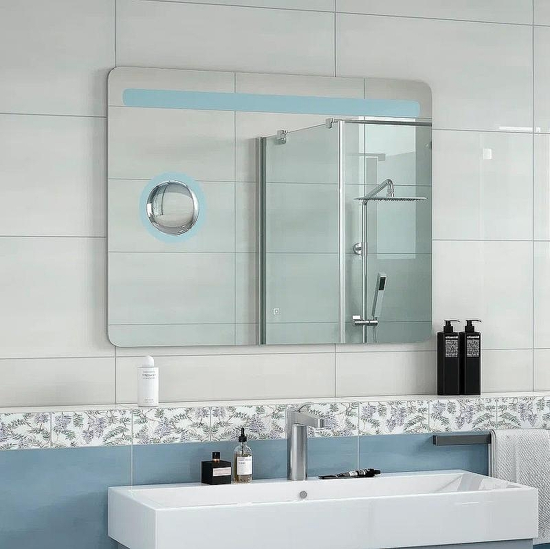 Зеркало Континент Fibra 1000х700 ЗЛП955 с подсветкой с сенсорным выключателем, купить, цена, заказать, магазин, доставка, скидка, промокод, купить, цена, заказать, магазин, доставка, скидка, промокод