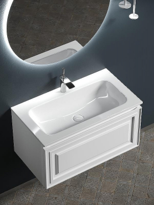 Тумба под раковину Sancos Very 80 VR80W подвесная Bianco