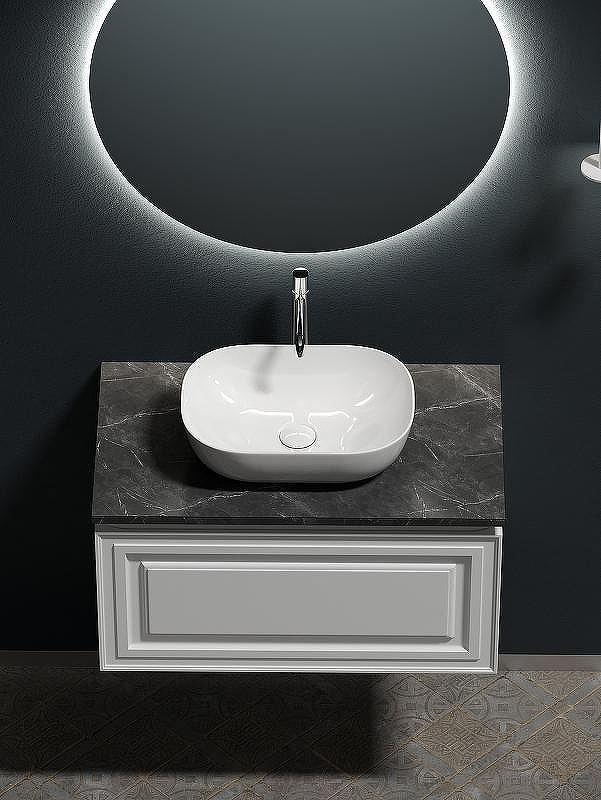 Тумба под раковину Sancos Very 80 VR80W подвесная Bianco, купить, цена, заказать, магазин, доставка, скидка, промокод, купить, цена, заказать, магазин, доставка, скидка, промокод