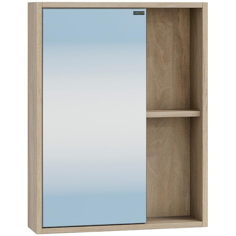 Зеркальный шкаф СанТа Прима 50 700343 Дуб светлый, купить, цена, заказать, магазин, доставка, скидка, промокод, купить, цена, заказать, магазин, доставка, скидка, промокод