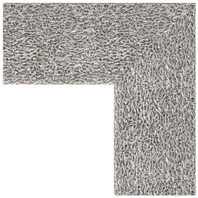 Зеркало Evoform Definite 80х80 BY 3247 в багетной раме - Чеканка серебряная 90