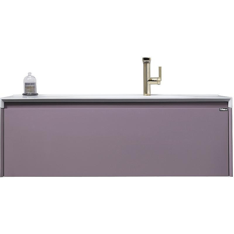 Тумба с раковиной Orans BC-4060-1200R 120 40601200R подвесная Лиловая матовая, купить, цена, заказать, магазин, доставка, скидка, промокод, купить, цена, заказать, магазин, доставка, скидка, промокод