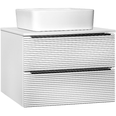 Тумба под раковину Runo Орлеан 70 00-00002023 подвесная Белая