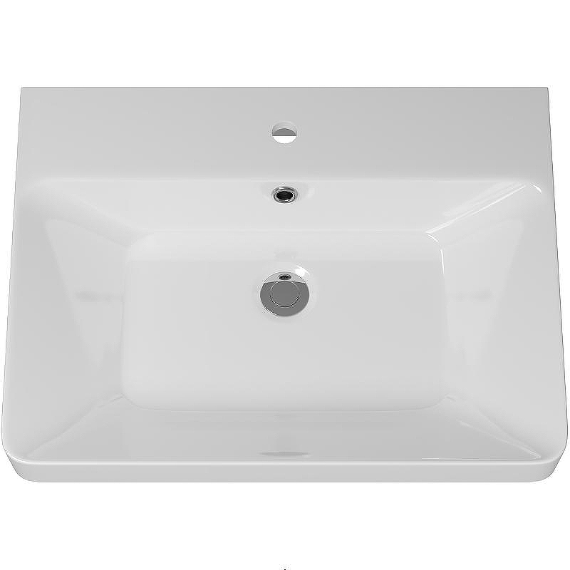 Тумба с раковиной Brevita Victory 60 УТ000015990 подвесная Белая матовая, купить, цена, заказать, магазин, доставка, скидка, промокод, купить, цена, заказать, магазин, доставка, скидка, промокод