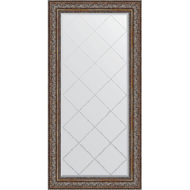 Зеркало Evoform Exclusive-G 162х80 BY 4298 с гравировкой в багетной раме - Виньетка состаренная бронза 109, купить, цена, заказать, магазин, доставка, скидка, промокод, купить, цена, заказать, магазин, доставка, скидка, промокод